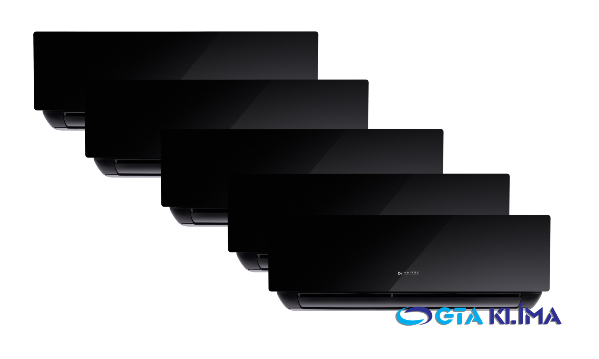 5x3,5kW MULTISPLIT NAITEC ONYX s Wifi 5xSM35HXXK-B s montážou